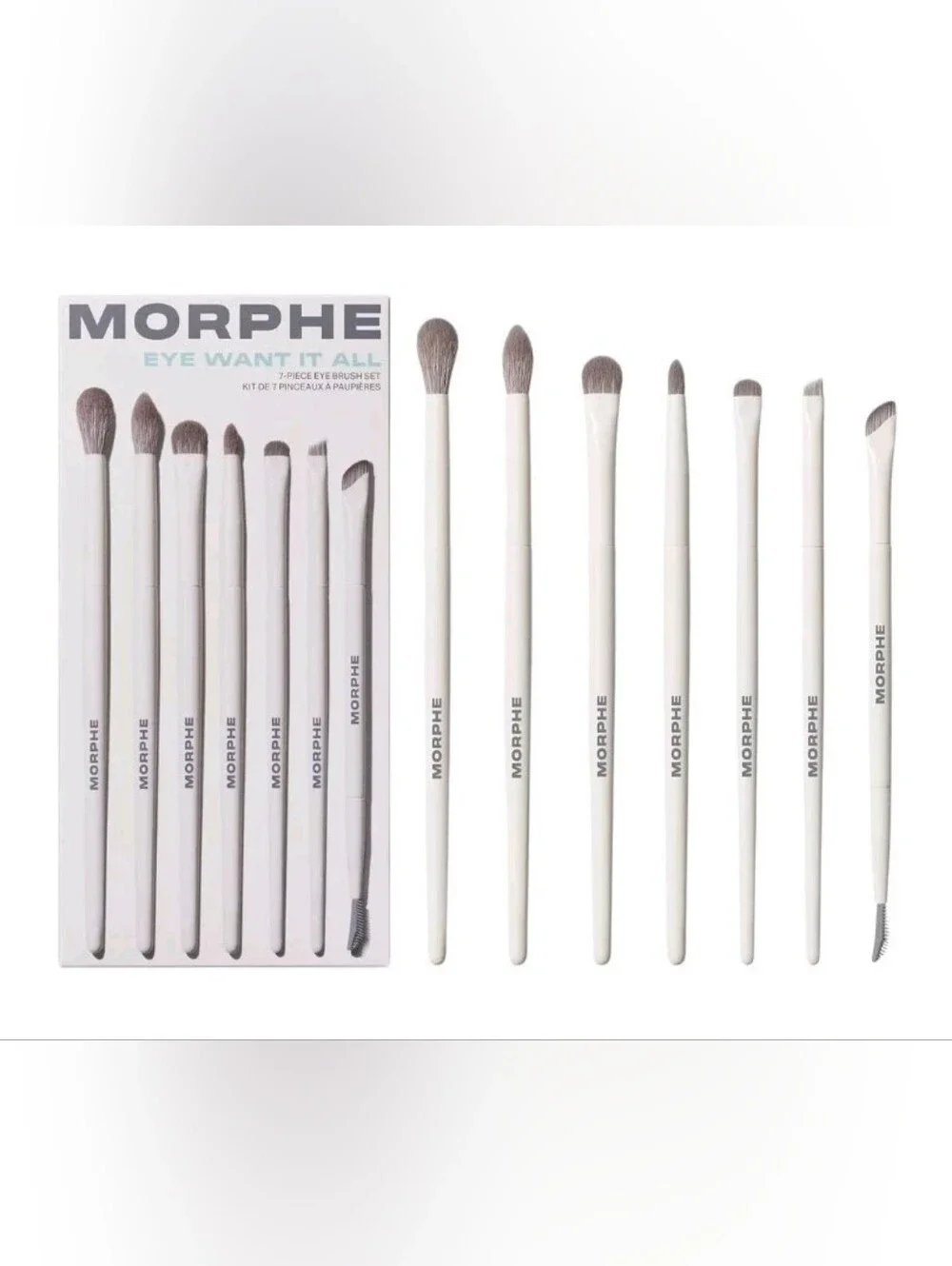 Morphe Eye Want It All 7-piece Eye Brush Set, NEW IN BOX